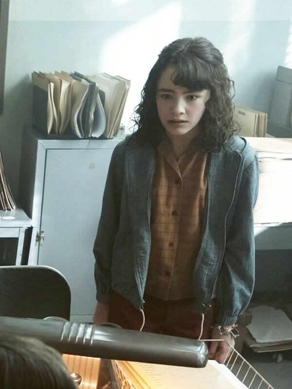 Lilly Bainbridge It Welcome To Derry Grey Bomber Jacket