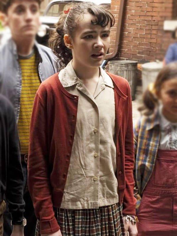 Lilly Bainbridge It Welcome To Derry Red Cardigan Jacket