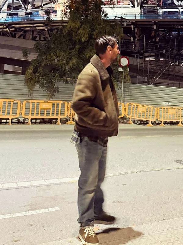 Lionel Messi Camp Nou Revisit Brown Suede Jacket