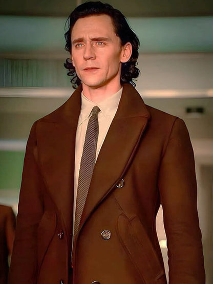 Loki Odinson Loki Season 02 Brown Wool Blazer