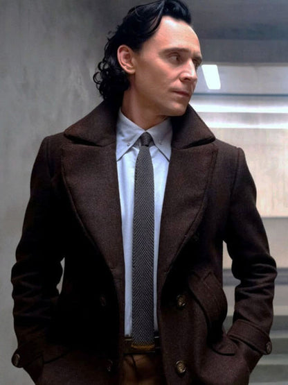 Loki Odinson Loki Season 02 Brown Wool Blazer