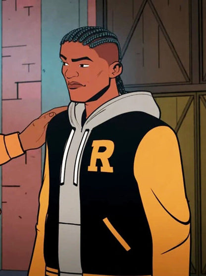  Lonnie Lincoln Your Friendly NeighborHood Spiderman Black Varsity Jacket