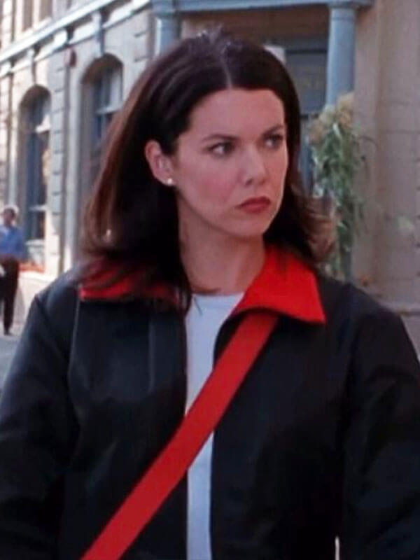 Lorelai Gilmore Girls Season 01 Black Bomber Jacket