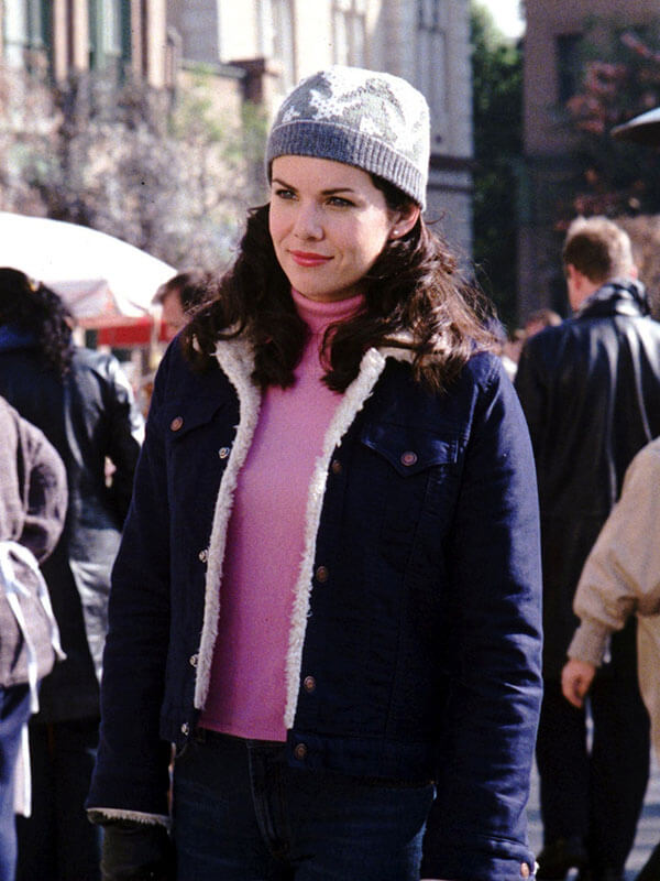 Lorelai Gilmore Girls Season 01 Blue Corduroy Jacket 