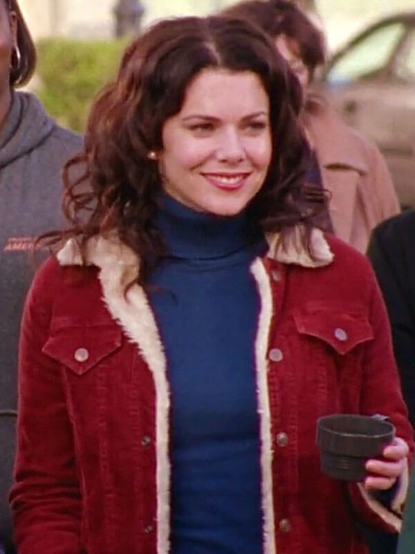 Lorelai Gilmore Girls Season 02 Red Corduroy Jacket