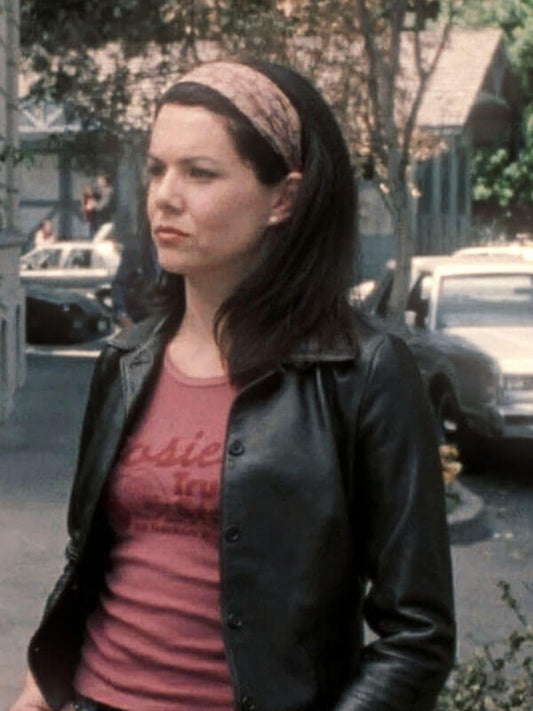 Lorelai Gilmore Girls Season 04 Brown Leather Jacket