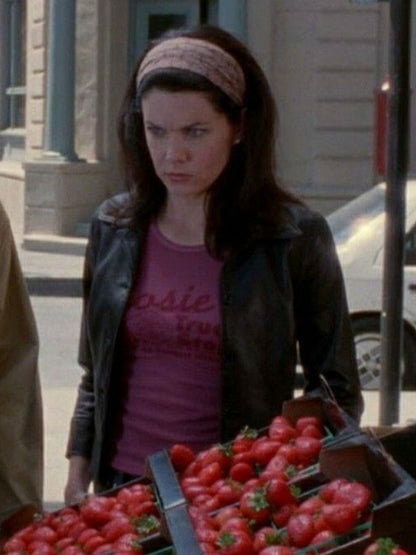 Lorelai Gilmore Girls Season 04 Brown Leather Jacket