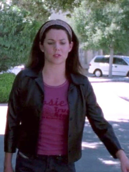 Lorelai Gilmore Girls Season 04 Brown Leather Jacket