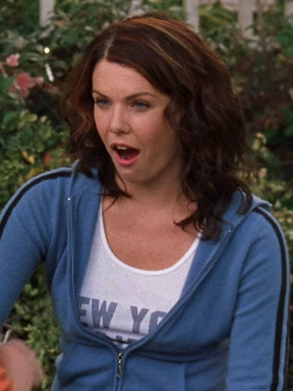 Lorelai Gilmore Girls Season 06 Blue Track Jacket