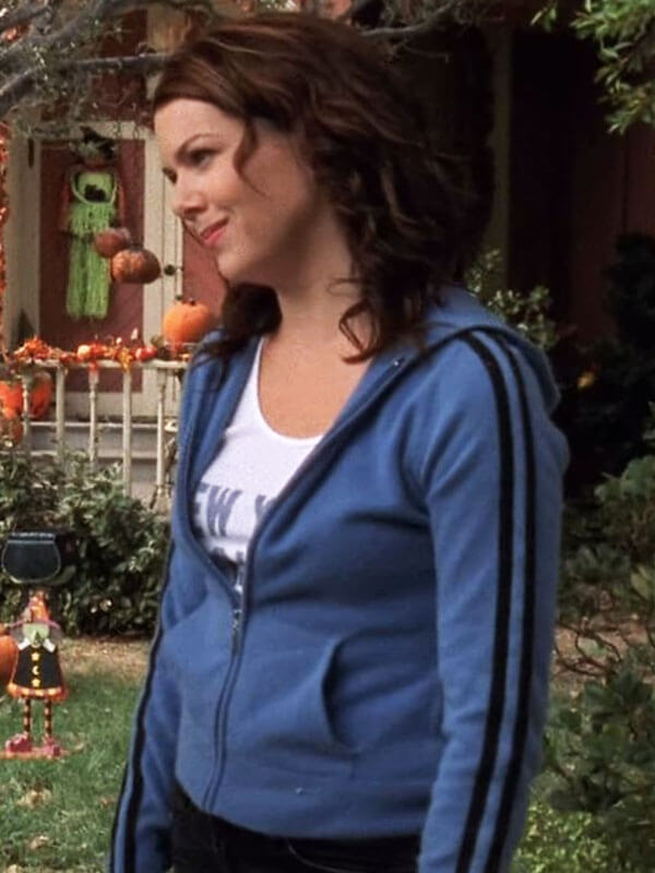 Lorelai Gilmore Girls Season 06 Blue Track Jacket