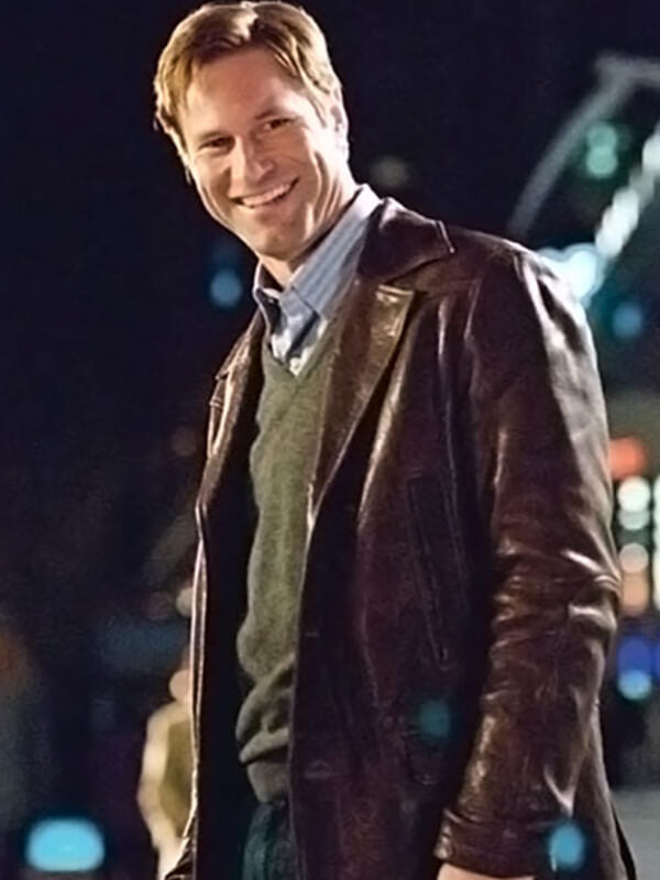  Love Happens 2009 Aaron Eckhart Brown Leather Coat