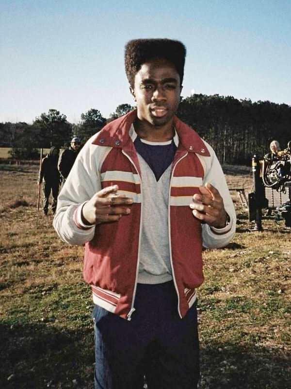 Lucas Sinclair Stranger Things Season Red Bomber Jacket