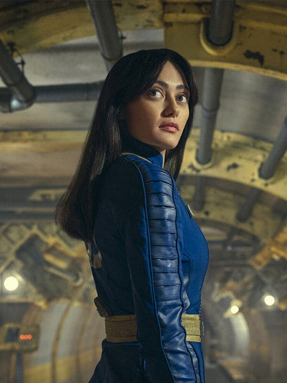 Lucy Maclean Fallout Blue Vault Jummpsuit Jacket
