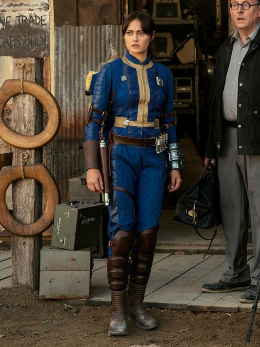 Lucy Maclean Fallout Blue Vault Jummpsuit Jacket