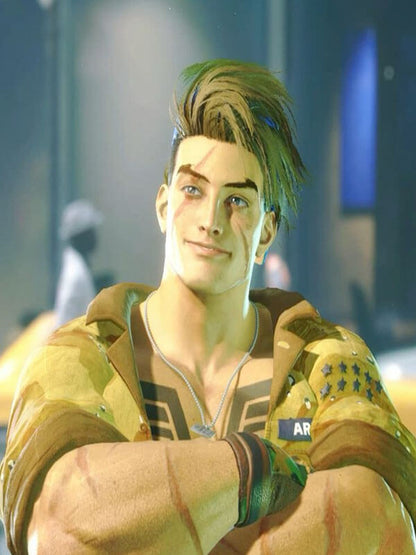 Luke Sullivan Street Fighter 6  Brown Camouflage Jacket