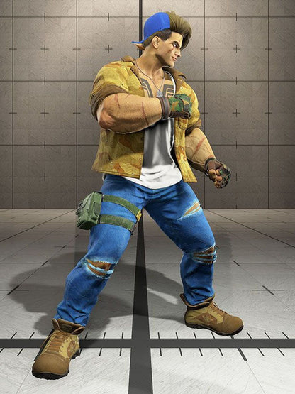 Luke Sullivan Street Fighter 6  Brown Camouflage Jacket