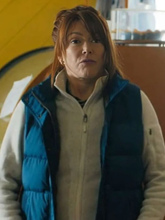 Lynda Boyd Sullivan’s Crossing S02 Blue Vest