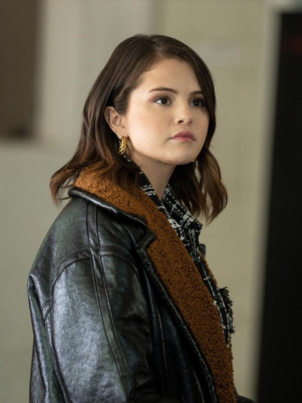 Mabel Mora Only Murders In The Buildin Black Leather Jacket.