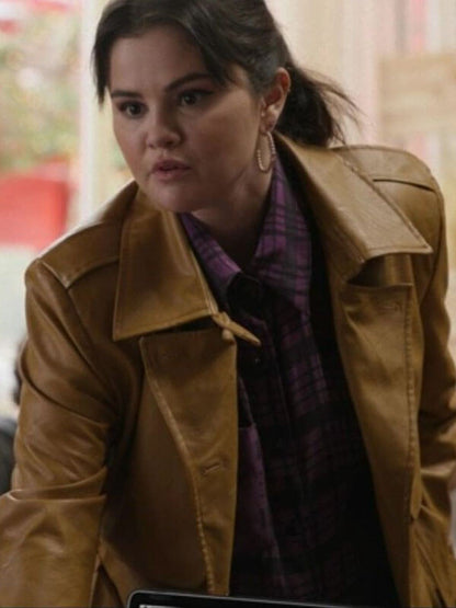 Mabel Mora Only Murders In The Building Brown Coat.