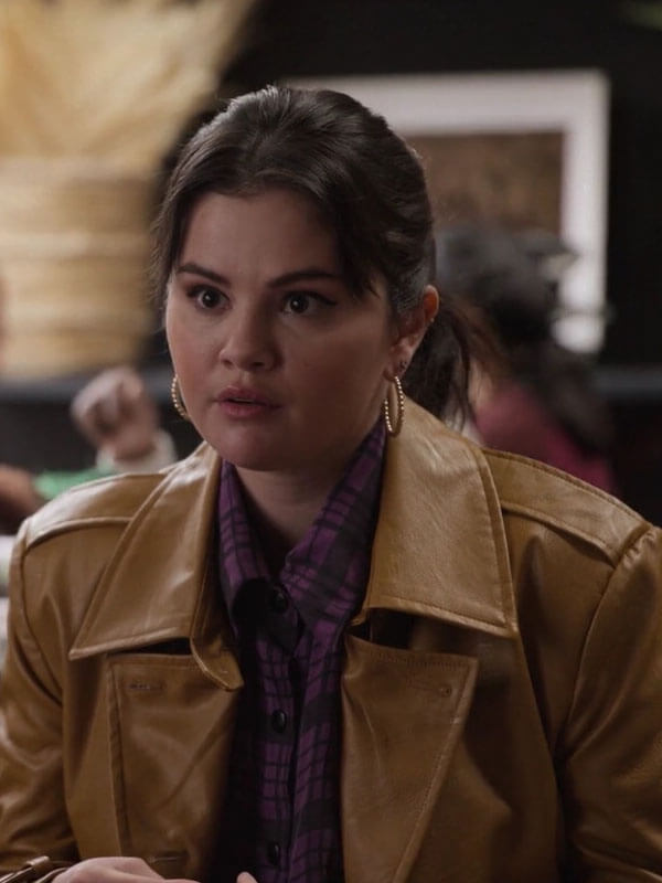 Mabel Mora Only Murders In The Building Brown Coat.