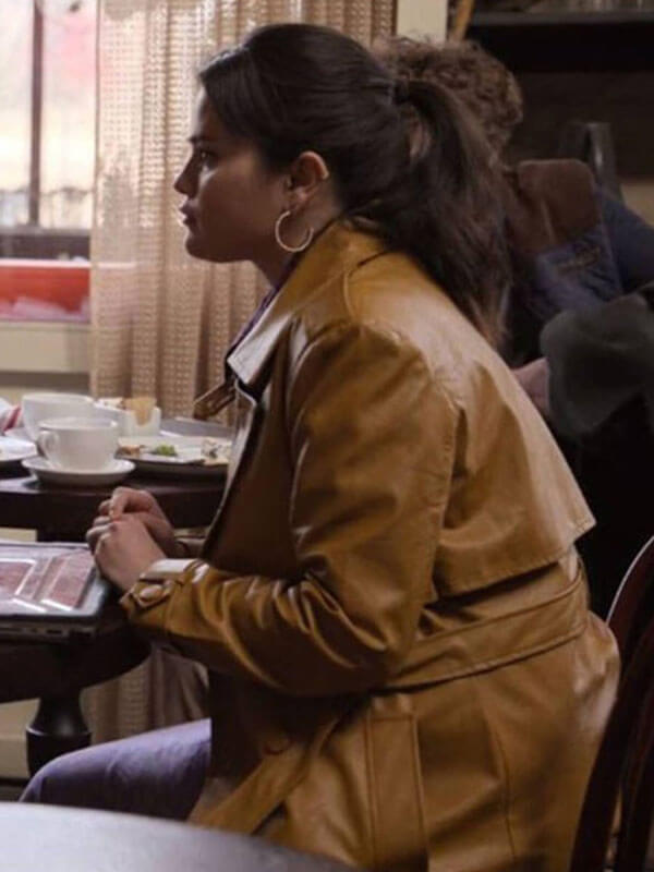 Mabel Mora Only Murders In The Building Brown Coat.