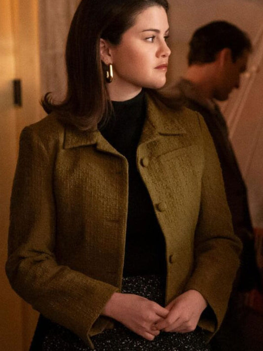 Mabel Mora Only Murders In The Building Brown Tweed Jacket.