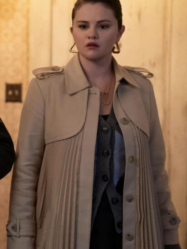 Mabel Mora Only Murders In The Building Tan Long Coat.