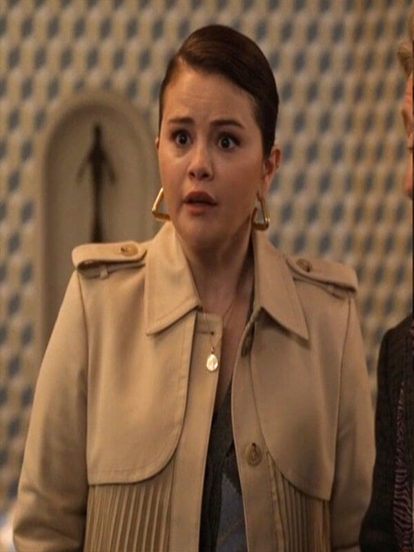 Mabel Mora Only Murders In The Building Tan Long Coat.
