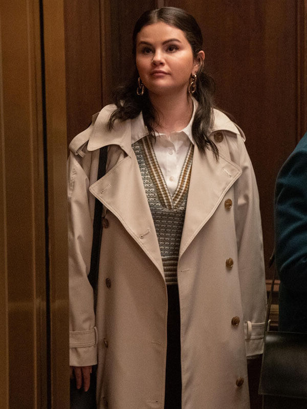 Mabel Mora Only Murders In The Building White Trench Coat.