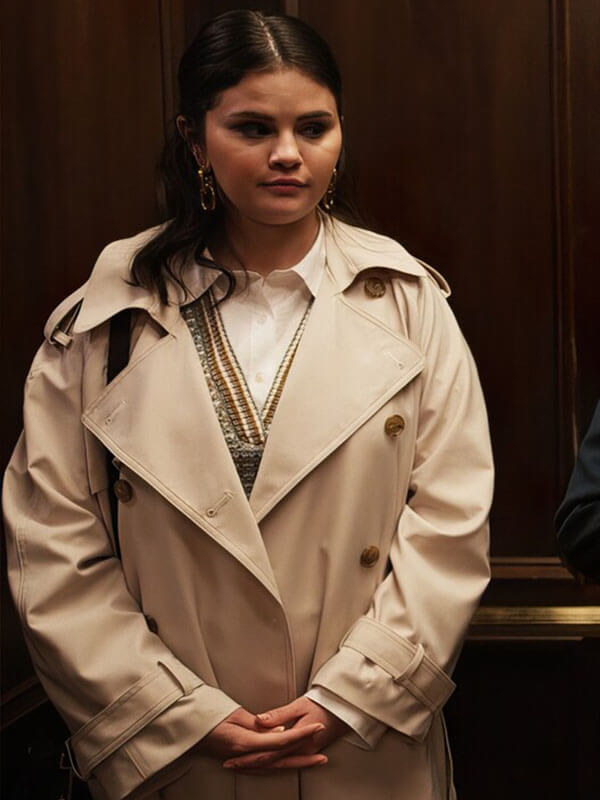 Mabel Mora Only Murders In The Building White Trench Coat.