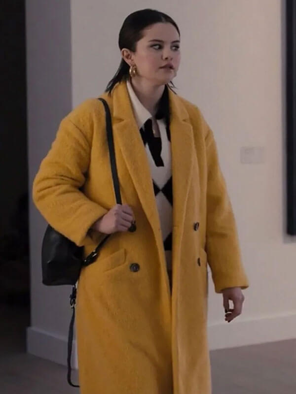 Mabel Mora Only Murders In The Building Yellow Wool Coat.