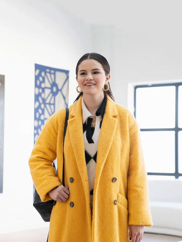 Mabel Mora Only Murders In The Building Yellow Wool Coat.