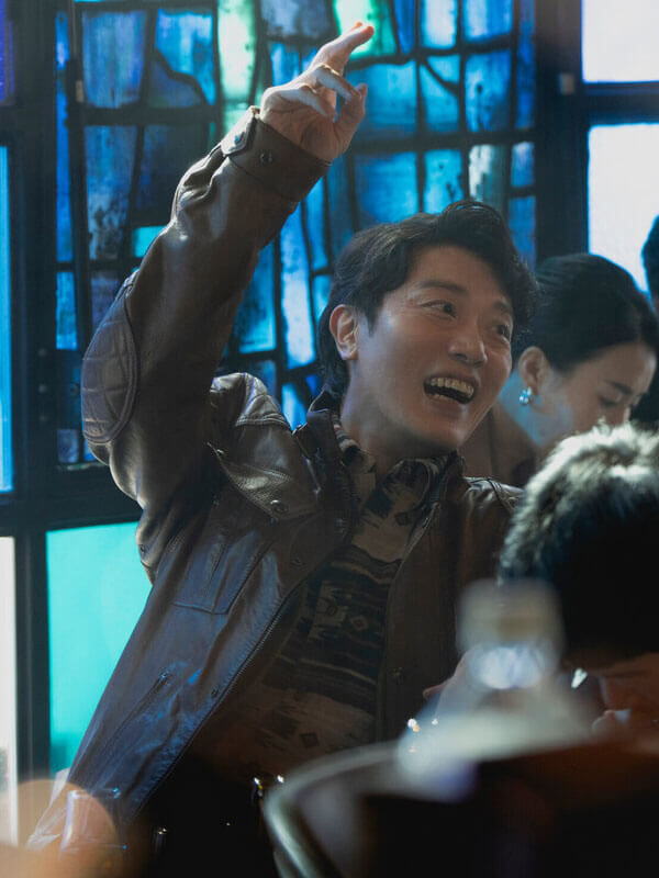 Man-Soo No Other Choice Brown Leather Jacket