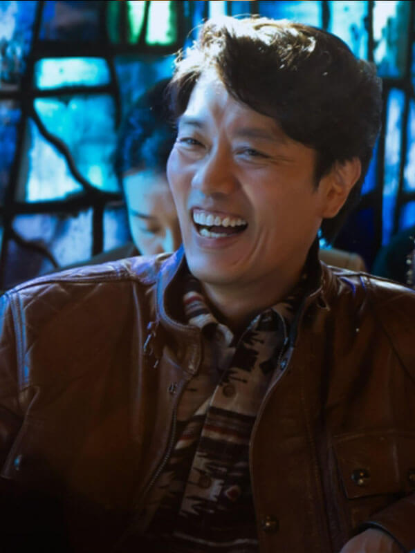 Man-Soo No Other Choice Brown Leather Jacket