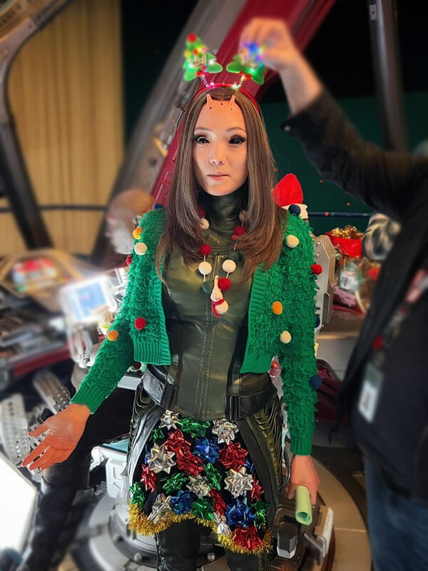 Mantis The Guardians Of The Galaxy Christmas Special Green Knittted Wool Jacket