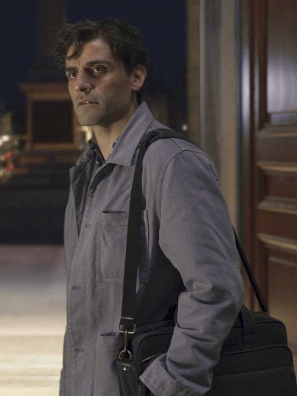 Marc Spector Moonknight Season 01 Grey Cotton Jacket