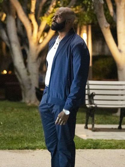 Marcus Hacks Season 02 Blue Bomber Jacket