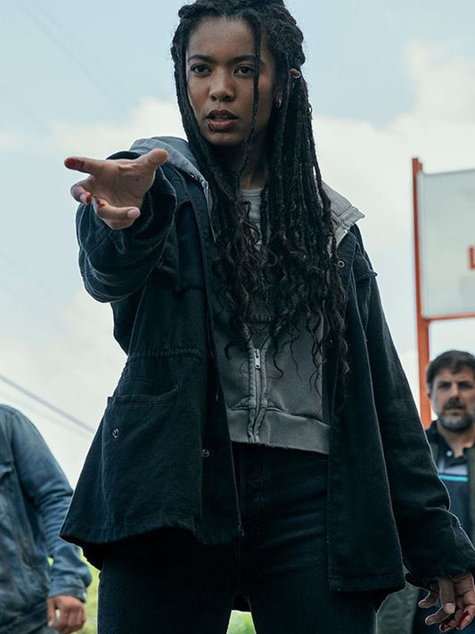 Marie Moreau Gen V Season 2 Black Jacket.