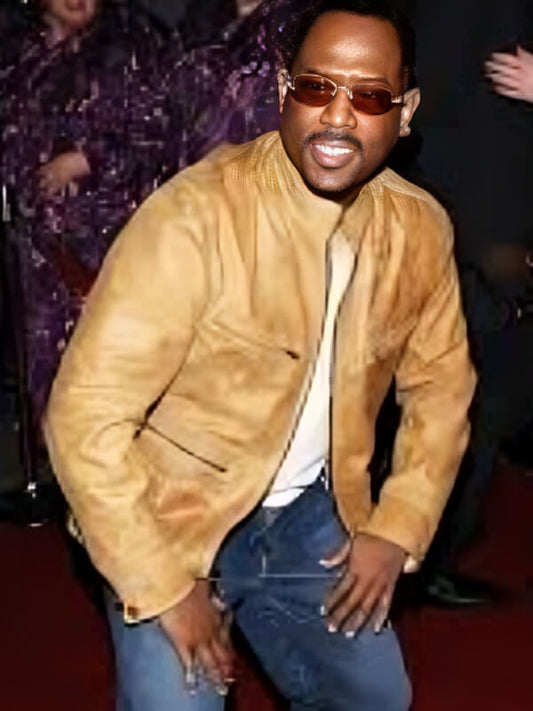 Martin lawrence Brown Leather Jacket