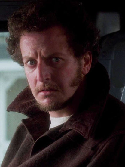 Marv Murchins Home Alone Brown Cardigan Jacket