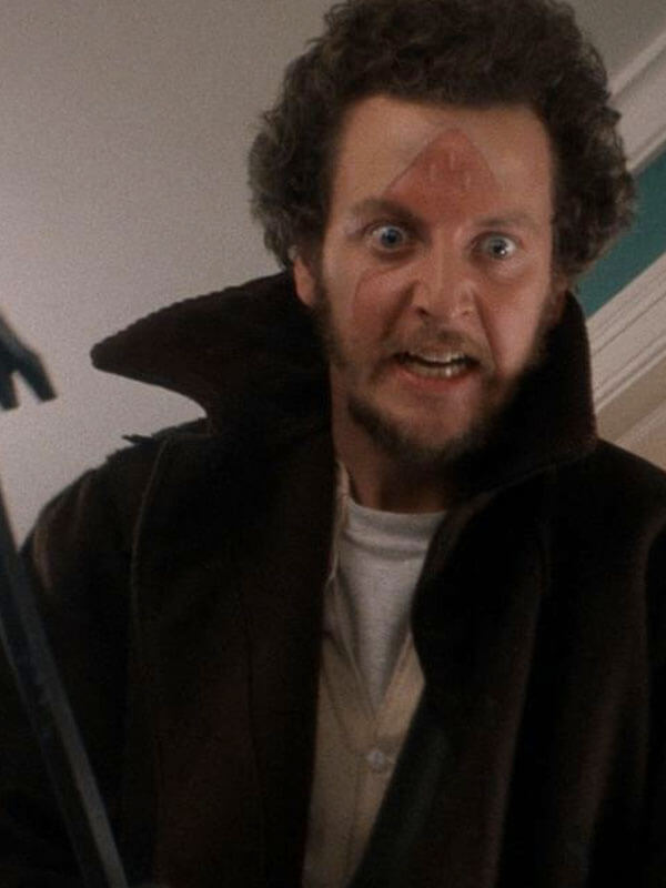 Marv Murchins Home Alone Brown Cardigan Jacket