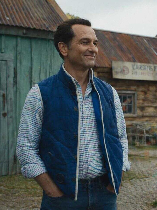 Mathew Ryhs Widows Bay Season 01 Blue Quilted Vest