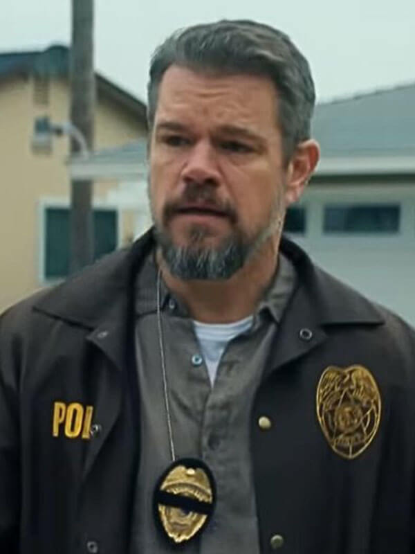 Matt Damon The Rip Season 01 Brown Cotton Jacket