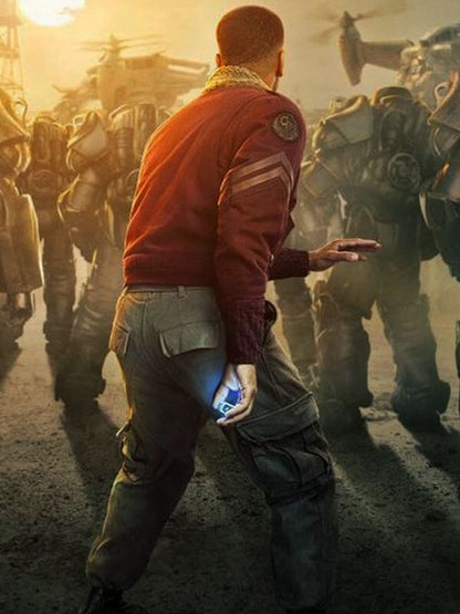 Maximus Fallout Season 2 Red Wool Jacket