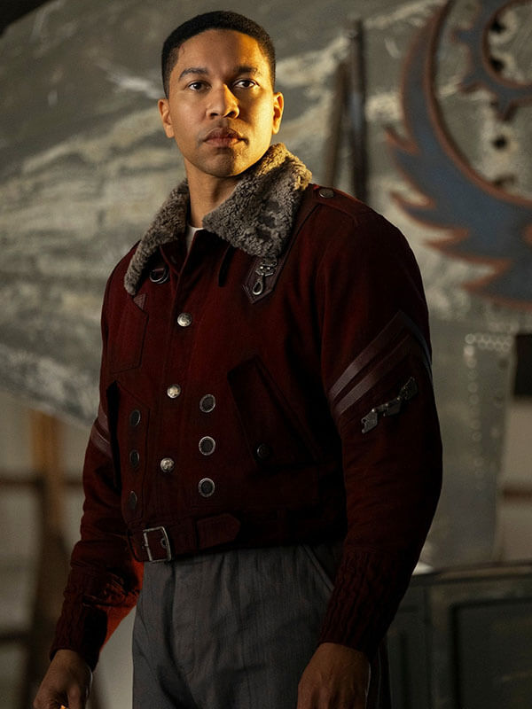 Maximus Fallout Season 2 Red Wool Jacket