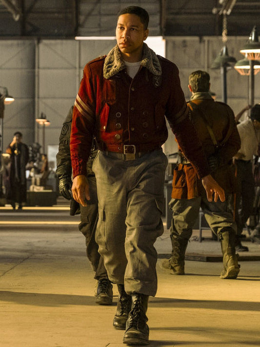 Maximus Fallout Season 2 Red Wool Jacket