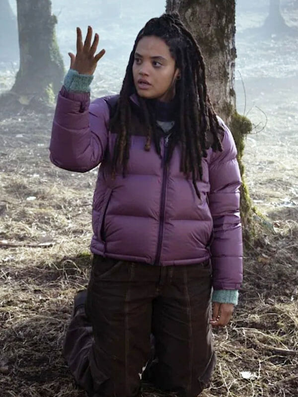 May Monarch Legacy Of Monsters Season 01 Purple Puffer Jacket
