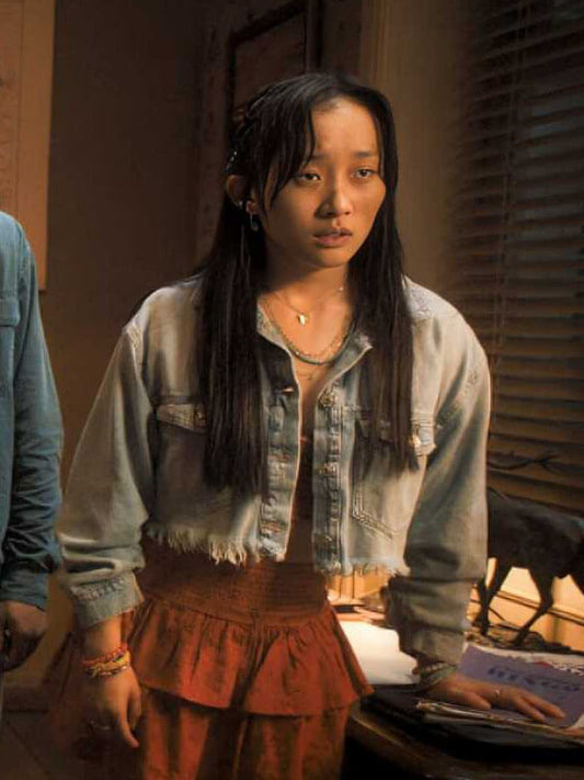 Megan Until Dawn 2025 Blue Jacket