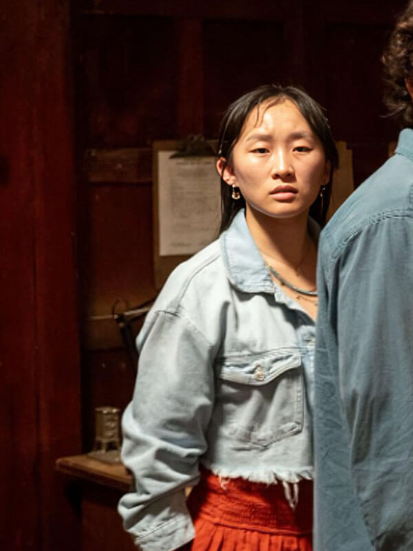 Megan Until Dawn 2025 Blue Jacket