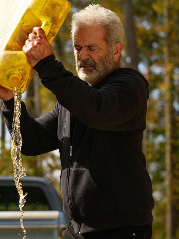 Mel Gibson Hunting Season S 01 Black Track Jacket